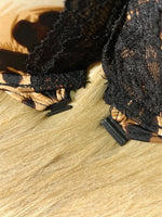 Leopard Eyelash Lace Women's Sexy Bra Front Closure Push Up Bra Comfortable No Lining Lingerie Top