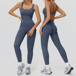 Women Yoga one-piece Jumpsuit Fitness Sports Overalls Gym Clothin Pilates Workout Clothes Outfit push-up Activewear Sportswear