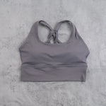 DIAS FIT JOY Yoga bra Naked feel cross back sports bra yoga clothes women's Cycling running fitness top