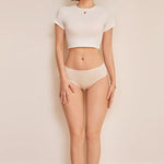 4Pcs/Set Women Lace Mesh Briefs Sexy Comfortable Stretchy Semi Sheer French-Cut Panties Women's Underwear Breathable Lingerie