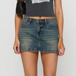 Women Y2K Denim Mini Skirts High Waist Straigth Short Skirt Bow Print Slim Fit Summer Bodycon Skirt Faldas Streetwear