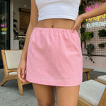 Women Low Waist Pencil Skirt Solid Bodycon Skirt Mini Skirts Daily Travel Parties Summer Female Casual Skirt Streetwear Clothes