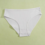 Women's Seamless Cotton Briefs Women Panties Solid Color Breathable Underwear Female Low Waist Soft Lingerie S-XXL