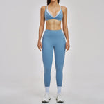 2 Piece Yoga Set Women's Tracksuit Athletic Wear Gym Clothes Female Workout Push Up Clothes Sports Bra Leggings Suit Fitness Set