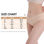 7PCS/Set Women High Waist Seamless Underwear Breathable Comfort Briefs S-2XL