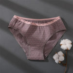 Women Printing Floral Panties 3Pcs/set Low-Rise Cotton Briefs Female Comfortable Underwear Female Soft Panties Lingerie M-2XL