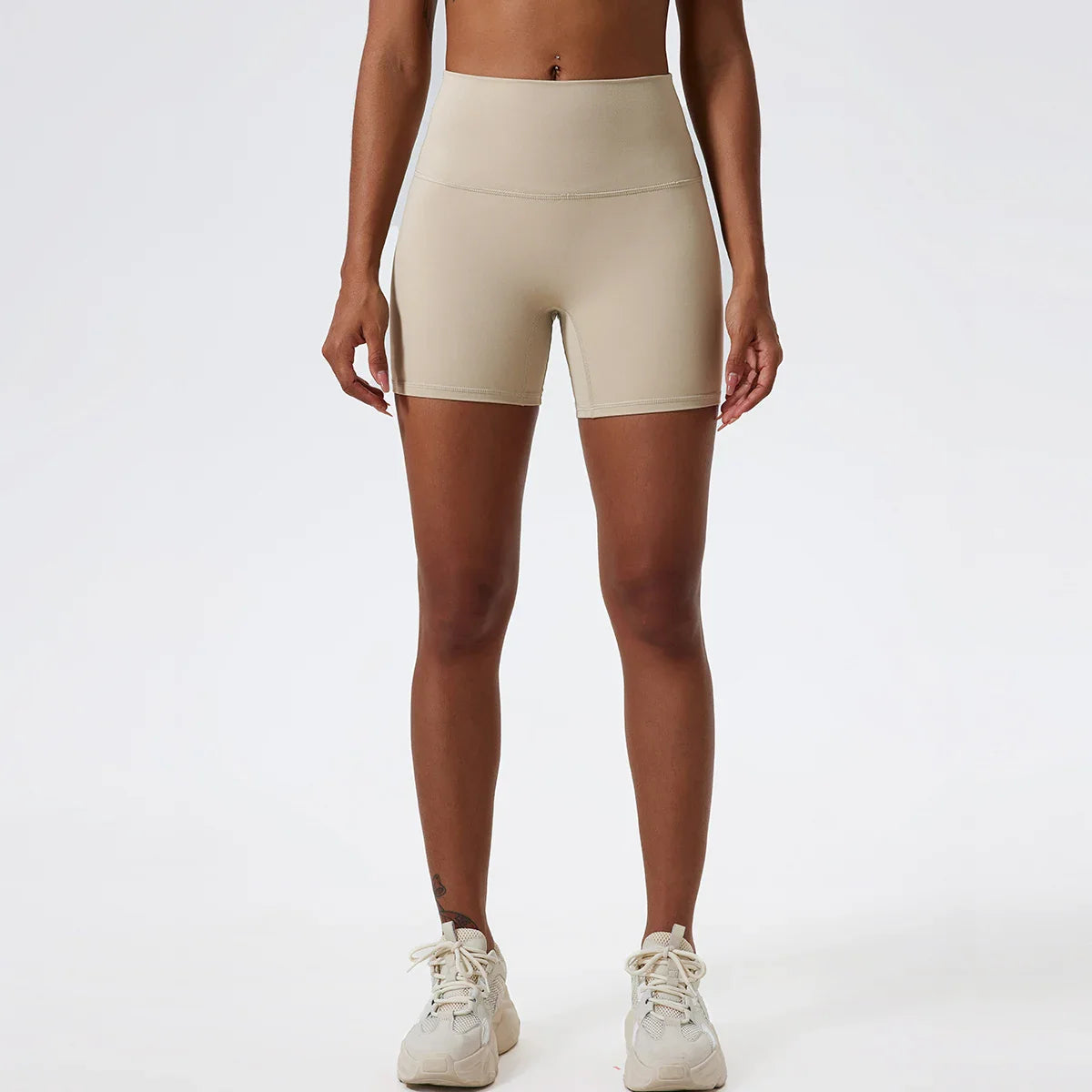 Hearuisavy Summer Soft Yoga Shorts Buttock Lift Gym Leggings Women High Waist Sports Shorts Women Running Workout Shorts Female