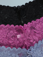 6PCS Women Lace Boxers Briefs Sexy Seamless Breathable Low Waist Female Underwear Solid Color Intimates High Elastic Lingerie