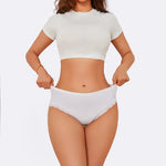 Women's Cotton Briefs Women Seamless Panties Solid Color Breathable Underwear Female Low Waist Soft Lingerie S-XXL