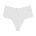 Ice Silk Women Panties Sexy Thong Briefs Yoga Seamless G String Quick Drying Underwear Simple Mid Waist Traceless Thin Sports