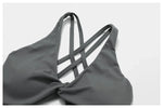 Push Up Gym Top Women Pleated Design Sports Bra Women Sexy Yoga Bra Running Yoga Clothes Women Fitness Workout Brassiere Women