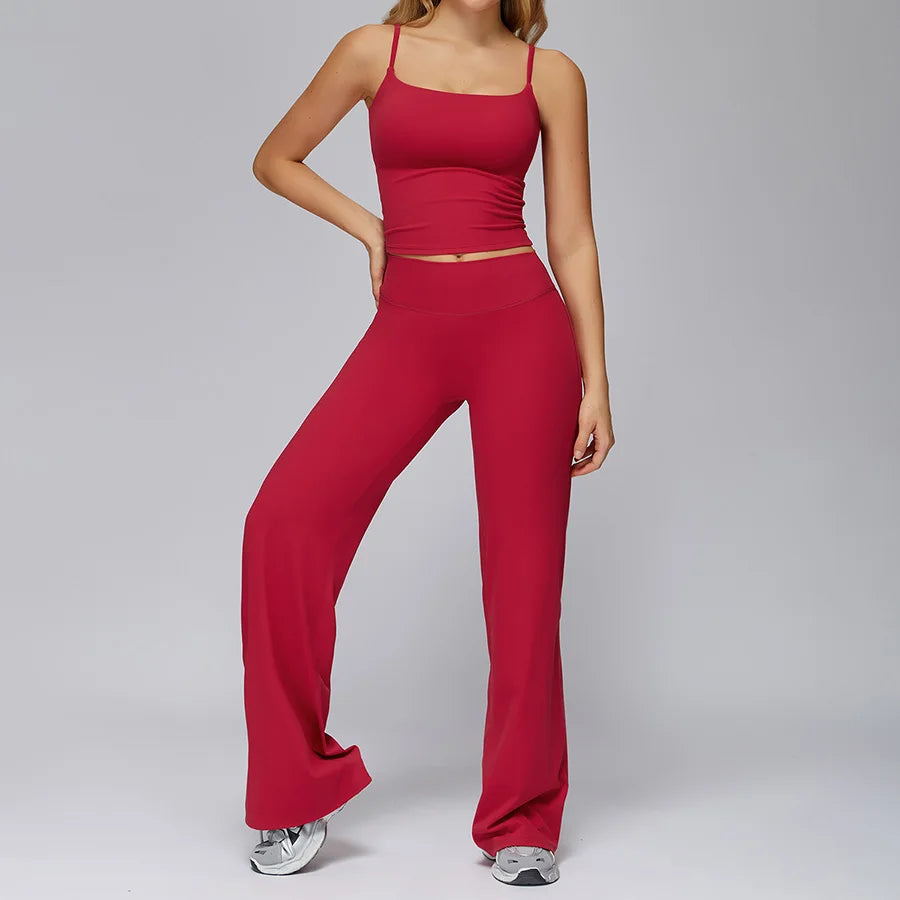 New yoga set 2 pieces gym set Women Long Sleeve Sports Shirts Sports Bra Leggings Suit Fitness Running Workout Suits Tracksuit