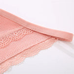 Women‘s Cotton Panties Low Waist Lace Briefs M-XL Comfortable Underwear Ladies Solid Color Underpants Girls Breathable Panty New