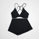 NCLAGEN Vision Twist Front Sports Bra And Vision Flares Yoga Sets Women Gym Clothes 2 Piece Tracksuit For Fitness Workout Suit