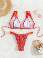 2026 Sexy Print Bikini Trend Swimsuit For Women Bikinis Sets Thong Swimwear Micro Feminine Bathing Suit Swim Beach Wear Monokini
