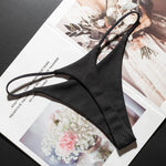 Low Waist Cotton Thong Women Panties Sexy Briefs T-back Bikini Underwear Seamless G String Sports Female Lingerie Size S-XXL