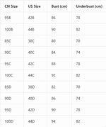 Plus Size Floral Lace Women Push-Up Bra Underwire Support Anti-Sagging Underwear Comfy Wide Straps Thin Cup Daily Lingerie Bra