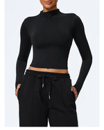 Hearuisavy Summer Women's Fitness Long Sleeved Shirt Lightweight Gym Workout Top Breathable Quick Drying Yoga Clothing Sportwear