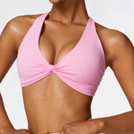 Push Up Gym Top Women Pleated Design Sports Bra Women Sexy Yoga Bra Running Yoga Clothes Women Fitness Workout Brassiere Women