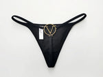Metal Chain Hot Sexy Women Panties Cotton G String Girls Briefs Letter Thong Erotic Female Underwear Low Waist Intimates