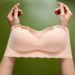 Push Up Bras for Women Underwear Invisible Strapless Bralette Large Size Brassiere Thin Mold Cap Bra 5XL 6XL Soutien Gorge Femme