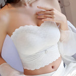 Seamless Solid Without Straps Bralette Lingerie Plus Size 5XL Women Sexy Strapless Bra Invisible Bra Push Up Bra M-5XL Underwear