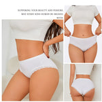 4Pcs/Set Women's Cotton Briefs Women Seamless Panties Solid Color Breathable Underwear Female Low Waist Soft Lingerie S-XXL
