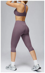 New yoga set 2 pieces gym set Women Long Sleeve Sports Shirts Sports Bra Leggings Suit Fitness Running Workout Suits Tracksuit