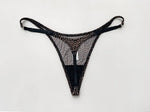 Ice Slik Low Waist Girls G String Leopard Flower Women Panties Sexy Briefs Thong T-back Underwear Female Lingerie Size S-XL