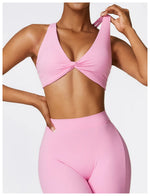 Push Up Gym Top Women Pleated Design Sports Bra Women Sexy Yoga Bra Running Yoga Clothes Women Fitness Workout Brassiere Women