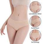 7 Pack Women's Sexy Bra Panties Set Front Closure Seamless Push-Up Wireless with Removable Padding Basic T-Shirt Lingerie