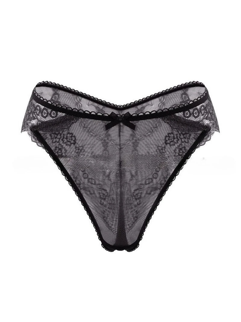 1PCS Sexy Lace Bow Lady Briefs Floral Patchwork Panties Breathable Female Underpants Elegant Lingerie Women Panties Underwear