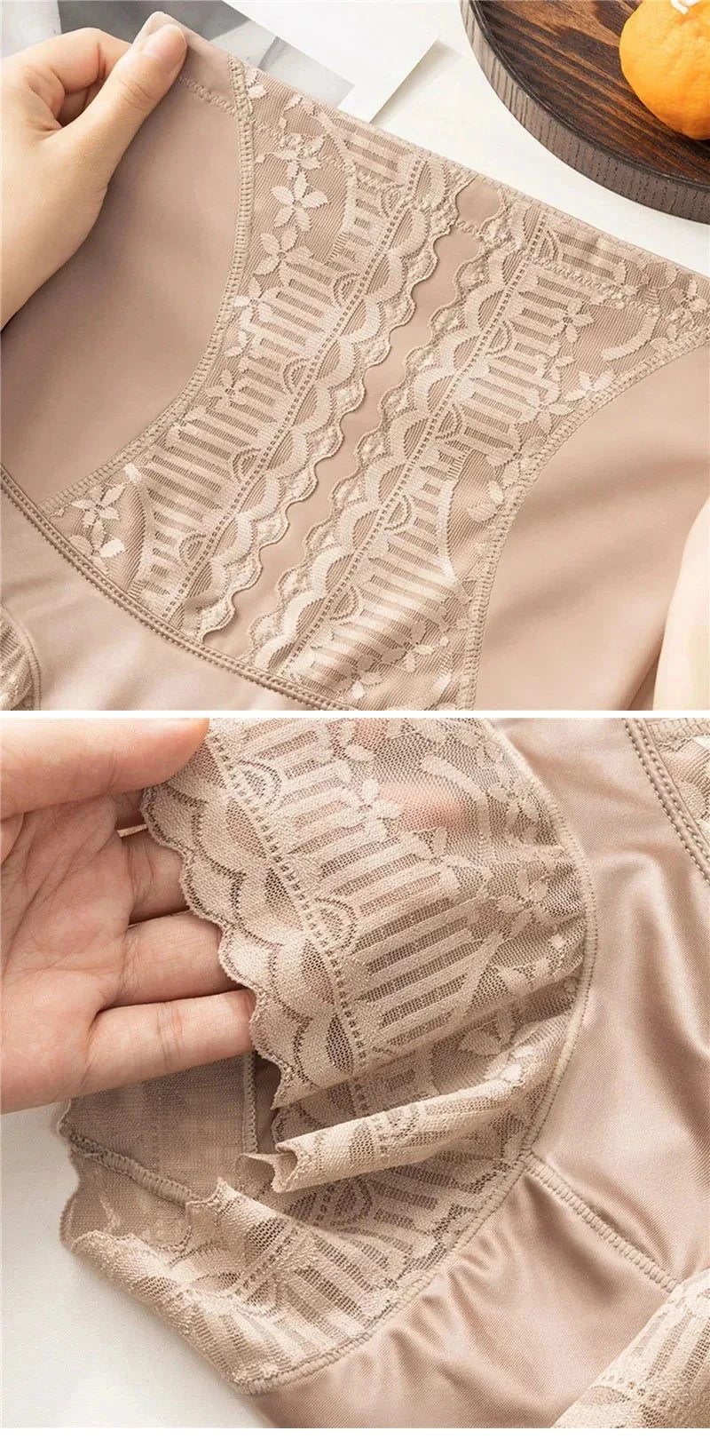 High Waist Lace Flat Belly Shorts For Women Slimming Panties Shapewear Tummy Control Underwear Female Hip Lifting Pants