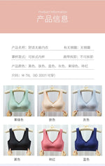 M-7XL Seamless Sport Bra Push Up Bra for Women Wireless Comfort Underwear Sport Brassiere Femme Plus Size Bralette Sexy Lingerie