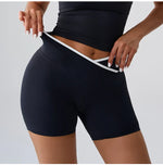 Sports Shorts Cross Waist Women Shorts Women Cycling Jogging Fitness High Waist Push Up Gym Shorts Leggings Women Yoga Clothing