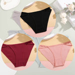 3Pcs Women Cotton Lingerie Sexy Soft Fashion Panties Femme Buckle Design Underwear Pantys Underpant Lingerie Lace Intimates S-XL
