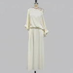 Women's Cropped Off-Shoulder Top & Pants Two-Piece Set