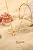 Pearl Hoop Link Pendant Necklace test