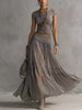 Lace Slim Fit Top and Maxi Skirt Set test