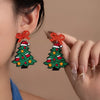 Acrylic Christmas Tree Drop Earrings test