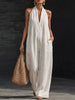 Halter Neck Wide-Leg Jumpsuit