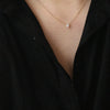 925 Sterling Silver Zircon Necklace test