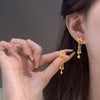 Bowknot Tassel Drop Earrings test