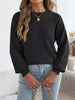 Openwork Crew Neck Sweater test