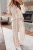 Floral Print Button-Down Top and Pants Loungewear Set test