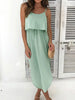 Tied Side Slit Midi Cami Dress test