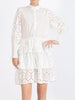 Full Size Lace Layered Long Sleeve Dress Plus Size test