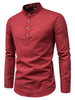 Men's Plus Size Button Detail Long Sleeve Shirt test