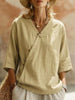 Surplice 3/4 Sleeve Blouse test