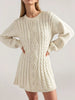 Cable Knit Sweater Mini Dress test